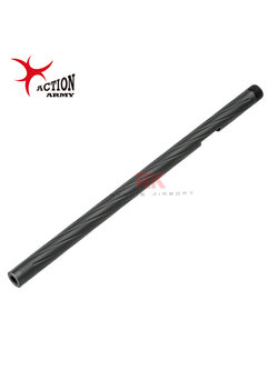 Action Army Twisted Outer Barrel (Long) for T10 / VSR-10