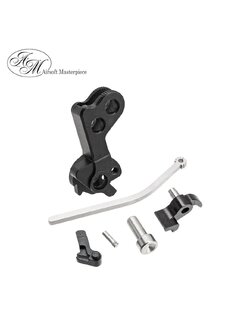 Airsoft Masterpiece CNC Steel Hammer (Koenig Low Mass) Type 21 & Sear Set for Marui Hi-CAPA