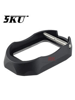 5KU CNC Aluminum Spy Magwell for Marui Hi-Capa (Black)