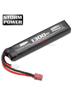 Storm Power 11.1V 1300mAh 25C GEN2 (Deans)