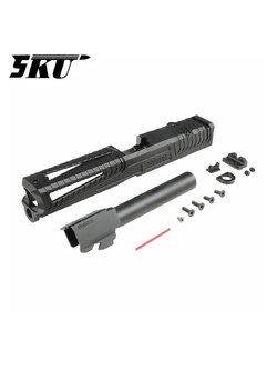 5KU CNC Aluminum Statement Defense RMR Ready Slide Set for Marui G17 Gen3 (JI-098)