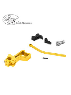 Airsoft Masterpiece CNC Steel Hammer & Sear Set for Marui Hi-CAPA (Infinity Square) Type 14 (Gold)