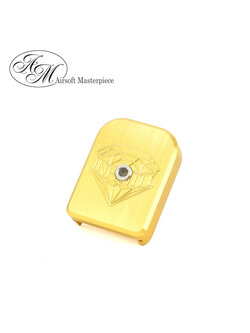 Airsoft Masterpiece SV Infinity Diamond Magazine Base For Marui Hi-Capa - Gold