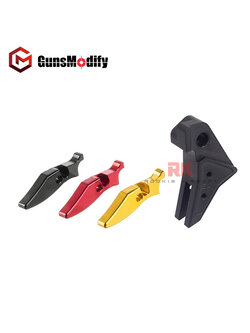 GunsModify SAI Flat Aluminum Adjustable Trigger Marui / WE G-Series (Black)