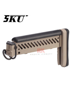 5KU PT-1 AK Telescopic Side Folding Buttstock Gen 2 (5KU-262) Tan