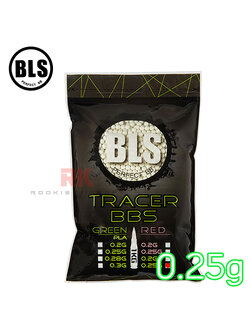 BLS Dark Knight Tracer BBs 0.25g 6mm (4,000 rds) - Green