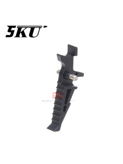 5KU CNC Aluminum Trigger for AR / M4 AEG (5KU-286) - Black