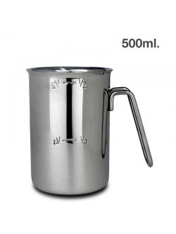 พิชเชอร์ เหยือกตวง สแตนเลส 500 มล.ทรงกระบอก 1610-196