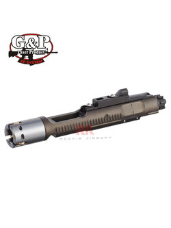 G&P MWS Forged Aluminum Complete Bolt Carrier Group Set For TM Buffer Tube (Gun Metal Grey)