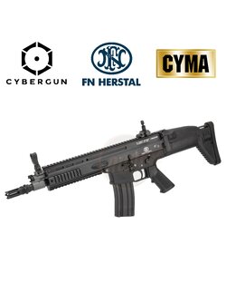 CYBERGUN / CYMA FN SCAR-L CQC AEG - Black