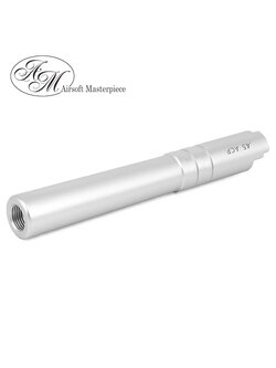 Airsoft Masterpiece .45 ACP ALUMIINUM Threaded Fix Outer Barrel for Hi-CAPA 5.1 (Silver)