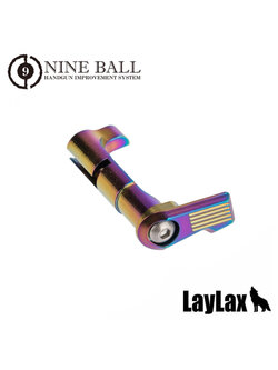 LAYLAX Nine Ball Custom Extended Magazine Catch for Marui Hi-CAPA (Heat Gradation)
