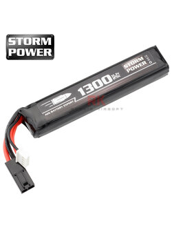 Storm Power 11.1V 1300mAh 25C GEN2 (Mini Tamiya)
