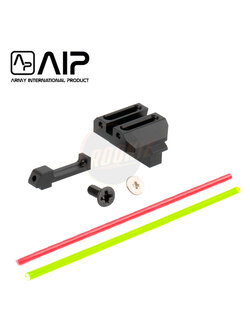 AIP Aluminum Front and Rear Sight with Fiber for Marui G17