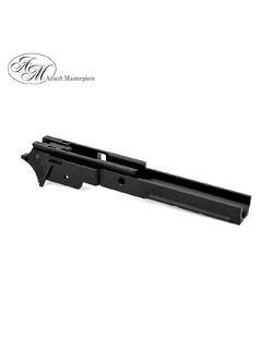 Airsoft Masterpiece 4.3" Aluminum Advance Frame with Rail - No Marking (Black)