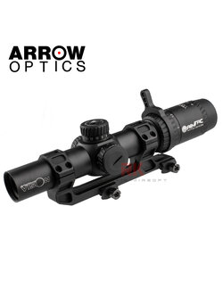 Arrow Optics AIMTAC Vision HD 1-4.5x26mm Rifle Scope (Black)