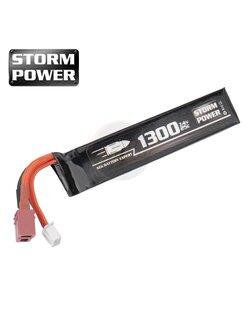 Storm Power 7.4V 1300mAh 25C GEN2 (Deans)