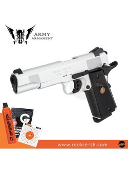 Army Armament R27S MEU(SOC) 1911 GBB (Silver)