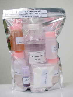 ชุดทำสบู่เหลวล้างมือ สูตรแอนตี้แบคทีเรีย