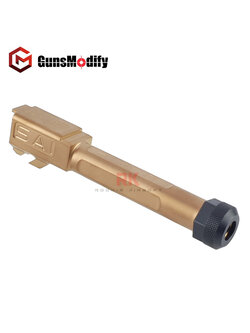 GunsModify SAI Stainless Threaded Barrel for Marui G19 (Rose Gold)