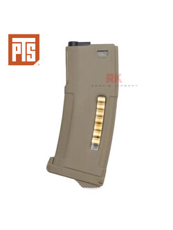 PTS EPM 150rds Mid-Cap for M4 AEG - FDE