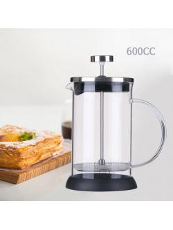 เฟรนช์เพรส กาชงชา กาแฟ ทำฟองนม 600 CC.