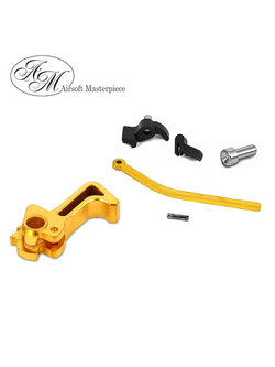 Airsoft Masterpiece CNC Steel Hammer & Sear Set for Marui Hi-CAPA (Infinity SR) Type 16 - Gold