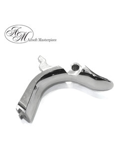 Airsoft Masterpiece Steel Grip Safety - INFINITY Signature (Silver)