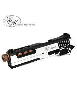Airsoft Masterpiece STI Tactical Slide Kit Set with Threaded Outer Barrel for Hi-CAPA 5.1 (Two Tone)