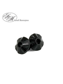 Airsoft Masterpiece Steel Custom Ver.2 Grip Screw for Hi-CAPA (Black)
