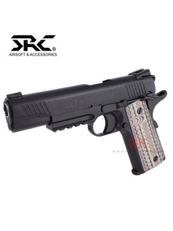 SRC Colt M45A1 Dual Magazines (Green gas + Co2) GBB - Black