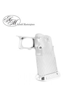 Airsoft Masterpiece Aluminum Grip for Hi-CAPA Type 15 (Infinity 172) Silver