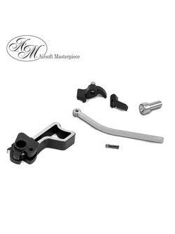 Airsoft Masterpiece CNC Steel Hammer & Sear Set for Marui Hi-CAPA (Infinity Square) Type 14 (Two-Tone)