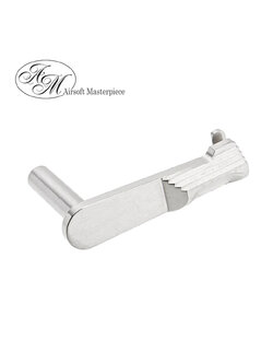 Airsoft Masterpiece CNC Steel Slide Stop Type 3 - STI (Silver)
