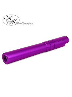 Airsoft Masterpiece .45 ACP ALUMIINUM Threaded Fix Outer Barrel for Hi-CAPA 5.1 (Purple)