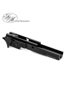 Airsoft Masterpiece Aluminum Advance Frame with Tactical Rail - Infinity 3.9 (Black)