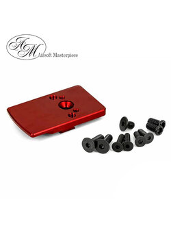 Airsoft Masterpiece Rear Sight Mount for Hi-CAPA 5.1 (Red)