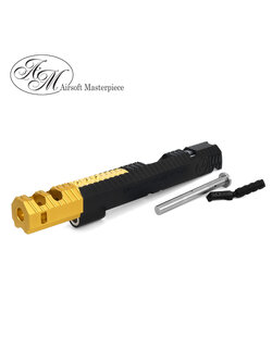 Airsoft Masterpiece Infinity IMM Cross ver. Open Slide - Black Slide / Gold Comp