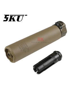 5KU SureFire SOCOM556 RC2 Silencer (5KU-244) Tan