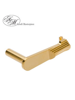 Airsoft Masterpiece CNC Steel Slide Stop Type 3 - STI (Gold)