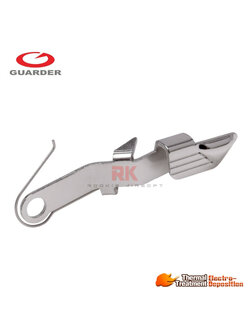 Guarder Extended Slide Stop for Marui G19 (Silver)