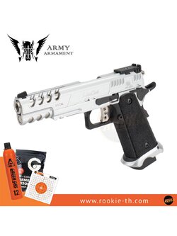 Army Armament R616-1 LimCat SpeedCat 5.1 GBB (Silver)