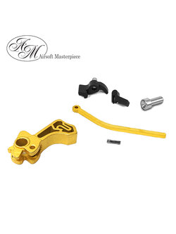 Airsoft Masterpiece CNC Steel Hammer & Sear Set for Marui Hi-CAPA (Infinity SV) Type 3 - Gold