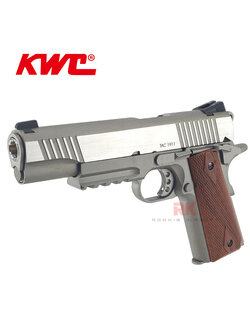 KWC M1911 Tactical Co2 GBB - Silver