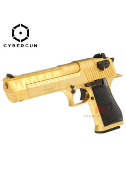 Cybergun (WE) Desert Eagle Tiger Stripe .50AE GBB Pistol - Gold