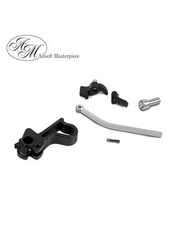 Airsoft Masterpiece CNC Steel Hammer & Sear Set for Marui Hi-Capa (Combat Master) Type 13 - Black