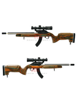 CL Project A+ Studio Ruger 10/22 GBB (Custom Made Wood Stock) KJ KC02 System (Two-Tone)