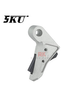 5KU FI Style CNC Trigger for Marui G-Series (Silver)