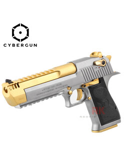 Cybergun / WE Desert Eagle L6 .50AE GBB (Silver/Gold)