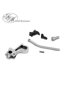 Airsoft Masterpiece CNC Steel Hammer & Sear Set for Marui Hi-Capa (Combat Master) Type 13 - Silver